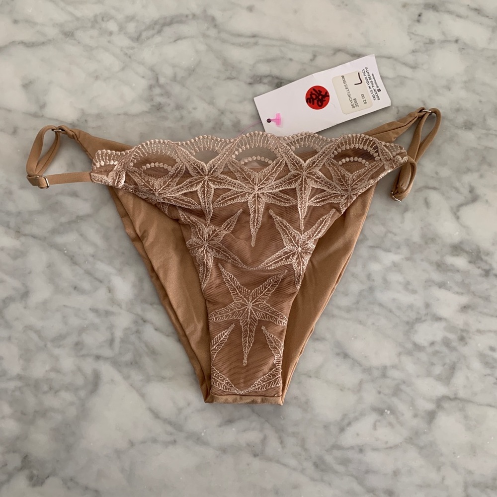 Planet blue/ Blue life bikini bottom